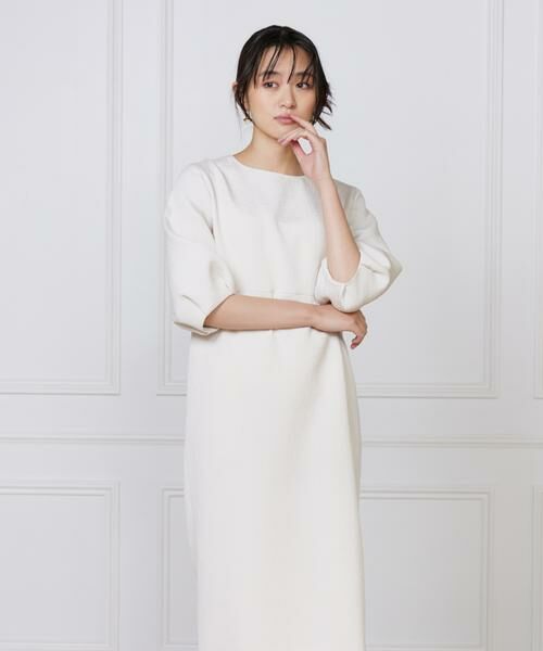 7-IDconcept / セブンアイディーコンセプト ミニ丈・ひざ丈ワンピース | フクレジャカードワンピース | 詳細13