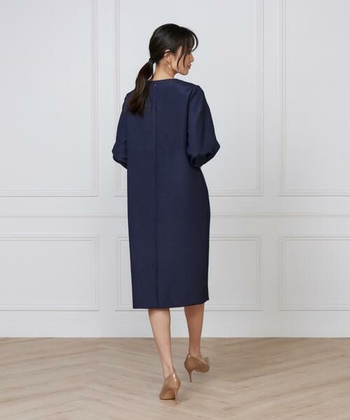 7-IDconcept / セブンアイディーコンセプト ミニ丈・ひざ丈ワンピース | フクレジャカードワンピース | 詳細4