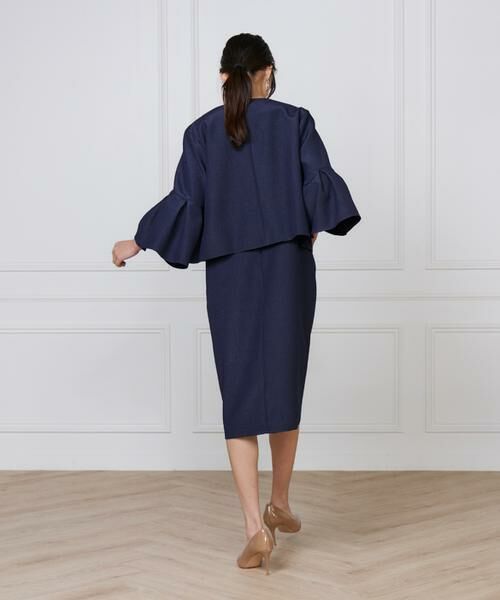 7-IDconcept / セブンアイディーコンセプト ミニ丈・ひざ丈ワンピース | フクレジャカードワンピース | 詳細7