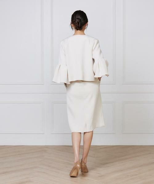 7-IDconcept / セブンアイディーコンセプト ミニ丈・ひざ丈ワンピース | 《大きいサイズ》フクレジャカードワンピース | 詳細12