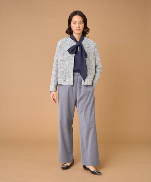 7-IDconcept / セブンアイディーコンセプト ノーカラージャケット | ツイードノーカラージャケット | 詳細2