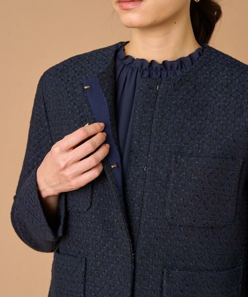7-IDconcept / セブンアイディーコンセプト ノーカラージャケット | ツイードノーカラージャケット | 詳細12