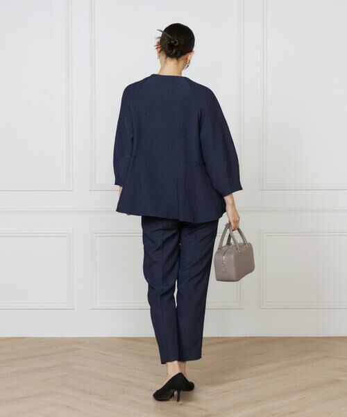 7-IDconcept / セブンアイディーコンセプト スラックス・ドレスパンツ | 《大きいサイズ》フクレジャカード センタープレスパンツ | 詳細11