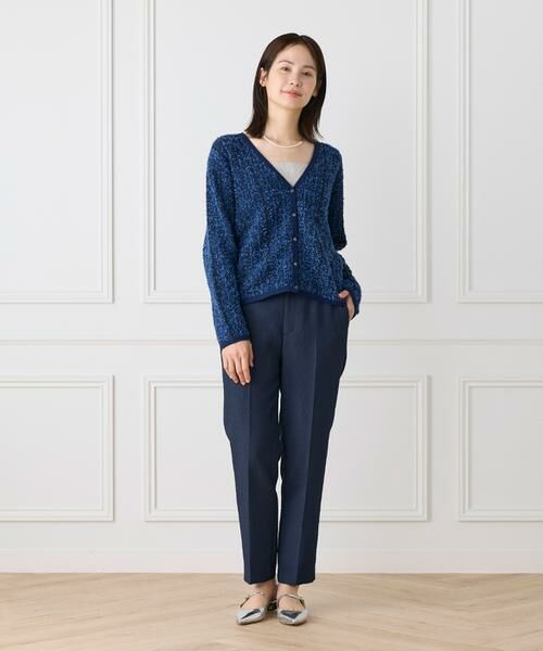 7-IDconcept / セブンアイディーコンセプト スラックス・ドレスパンツ | 《大きいサイズ》フクレジャカード センタープレスパンツ | 詳細12