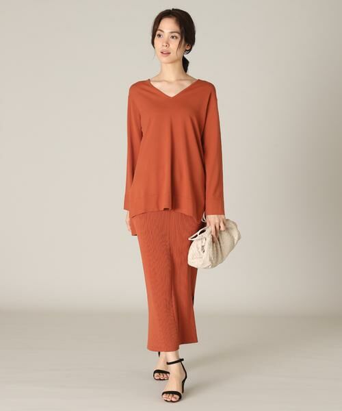 7-IDconcept / セブンアイディーコンセプト ニット・セーター | サイドスリットVネックニット | 詳細11