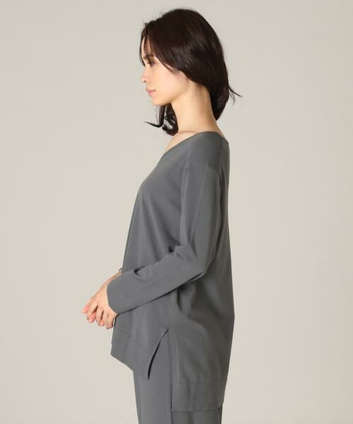 7-IDconcept / セブンアイディーコンセプト ニット・セーター | サイドスリットVネックニット | 詳細3