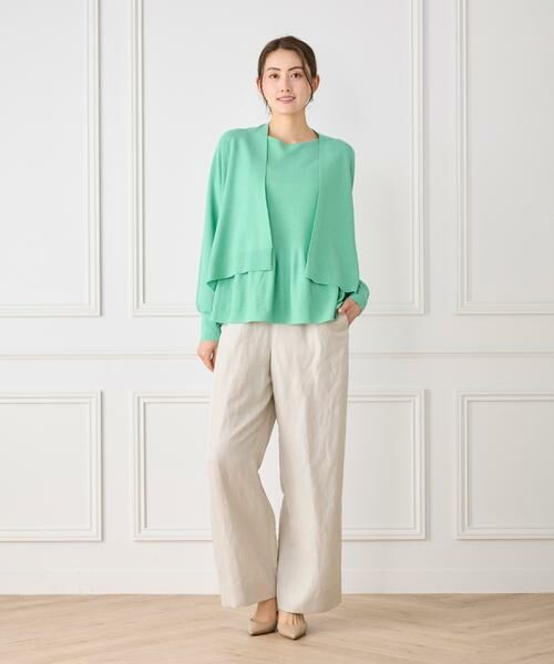 7-IDconcept / セブンアイディーコンセプト カーディガン・ボレロ | 《大きいサイズ》ホールガーメントカーディガン | 詳細2