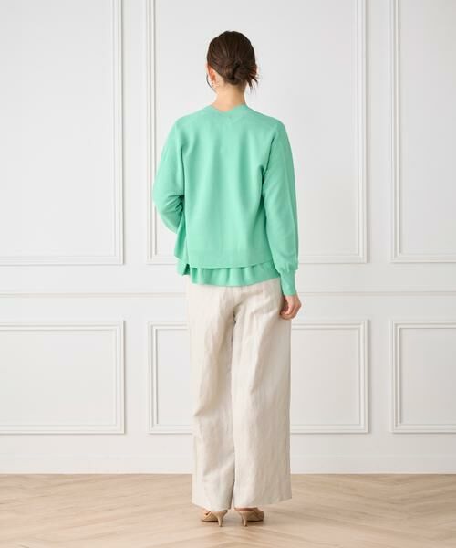 7-IDconcept / セブンアイディーコンセプト カーディガン・ボレロ | 《大きいサイズ》ホールガーメントカーディガン | 詳細4