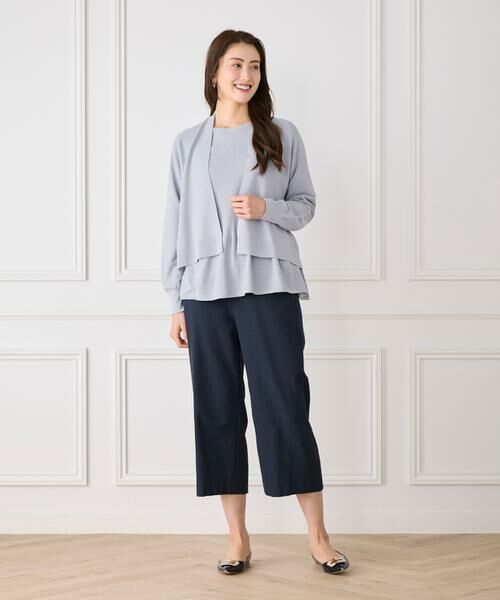 7-IDconcept / セブンアイディーコンセプト ショート・ハーフ・半端丈パンツ | ワイドクロップトパンツ | 詳細13