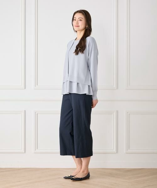 7-IDconcept / セブンアイディーコンセプト ショート・ハーフ・半端丈パンツ | ワイドクロップトパンツ | 詳細14