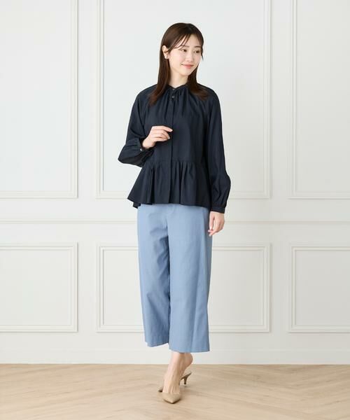 7-IDconcept / セブンアイディーコンセプト ショート・ハーフ・半端丈パンツ | ワイドクロップトパンツ | 詳細3