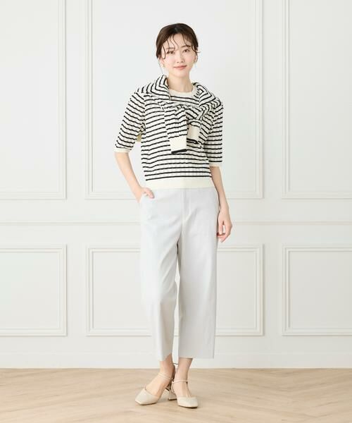 7-IDconcept / セブンアイディーコンセプト ショート・ハーフ・半端丈パンツ | ワイドクロップトパンツ | 詳細6