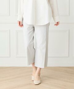 7-IDconcept / セブンアイディーコンセプト ショート・ハーフ・半端丈パンツ | 《大きいサイズ》ワイドクロップトパンツ