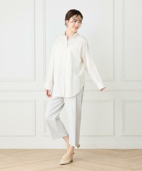 7-IDconcept / セブンアイディーコンセプト ショート・ハーフ・半端丈パンツ | 《大きいサイズ》ワイドクロップトパンツ | 詳細10