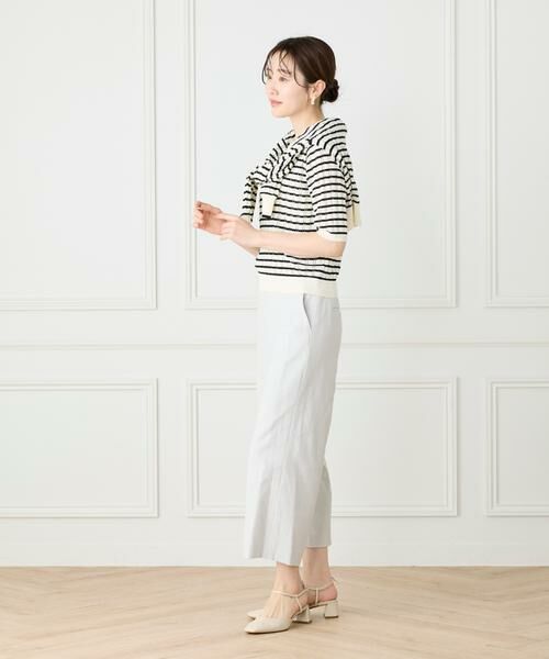 7-IDconcept / セブンアイディーコンセプト ショート・ハーフ・半端丈パンツ | 《大きいサイズ》ワイドクロップトパンツ | 詳細8