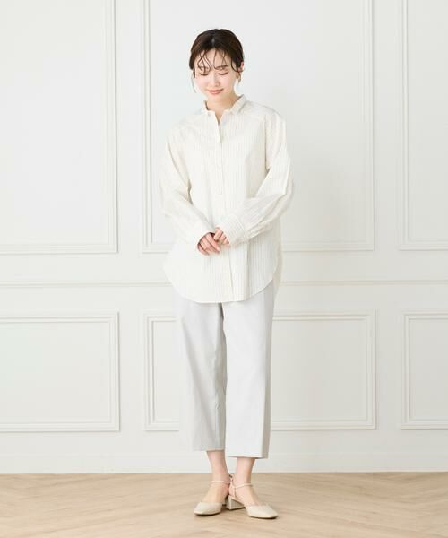 7-IDconcept / セブンアイディーコンセプト ショート・ハーフ・半端丈パンツ | 《大きいサイズ》ワイドクロップトパンツ | 詳細9