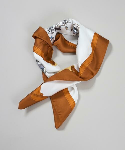 7-IDconcept / セブンアイディーコンセプト バンダナ・スカーフ | ホースキャリッジ シルクスカーフ | 詳細4