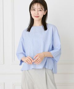 7-IDconcept / セブンアイディーコンセプト シャツ・ブラウス | 《大きいサイズ》クロップト丈ブラウス