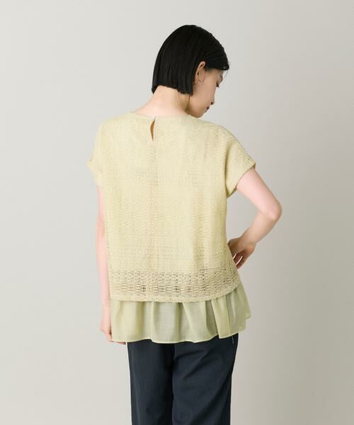7-IDconcept / セブンアイディーコンセプト Tシャツ | シアードッキングレースプルオーバー | 詳細12