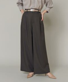 7-IDconcept / セブンアイディーコンセプト その他パンツ | 《大きいサイズ》タックワイドパンツ｜シーズンレスに幅広いシーンで活躍、頼れる定番アイテム