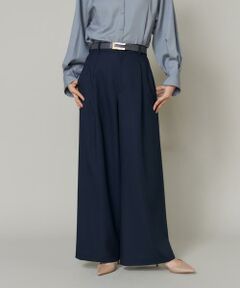 7-IDconcept / セブンアイディーコンセプト その他パンツ | 《大きいサイズ》タックワイドパンツ｜シーズンレスに幅広いシーンで活躍、頼れる定番アイテム