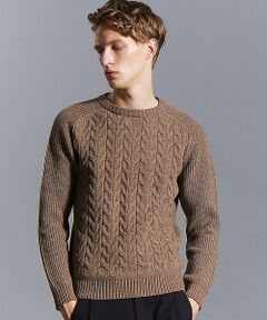 LANEROSSI RIB×CROSSKNITクルーニット