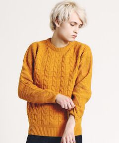 LANEROSSI RIB×CROSSKNITクルーニット