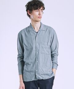 ABAHOUSE / アバハウス シャツ・ブラウス | マイクロドットオープンカラーシャツ