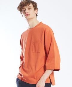 ストレッチリップル7分袖Tシャツ