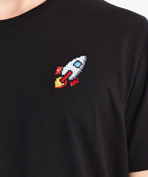 ABAHOUSE / アバハウス Tシャツ | 【BRICKTOWN】ワンポイントTシャツ(SPACESHIP) | 詳細6