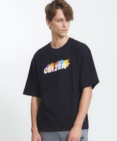 【ABAHOUSE×CEIZER】天竺ショートスリーブロゴプリントTシャツ