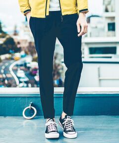 ABAHOUSE / アバハウス パンツ | 【FLAT TECH】テーパードイージーパンツ