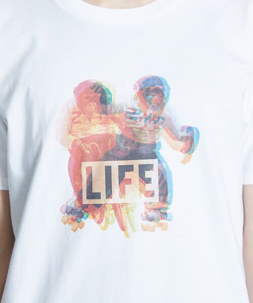 ABAHOUSE / アバハウス Tシャツ | 【LIFE】プリントTシャツ | 詳細5
