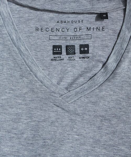 ABAHOUSE / アバハウス Tシャツ | 【Recency of Mine】WR スムースVネックTシャツ | 詳細26