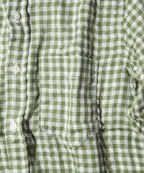 ABAHOUSE / アバハウス シャツ・ブラウス | 【YANUK】二重織りギンガムチェックシャツ | 詳細4