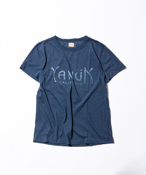 ABAHOUSE / アバハウス Tシャツ | 【YANUK】トライブレンドショートスリーブロゴTシャツ | 詳細1