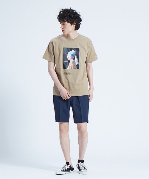 ABAHOUSE / アバハウス Tシャツ | フェルメール Girl with a Pearl Earring Tシャツ | 詳細1