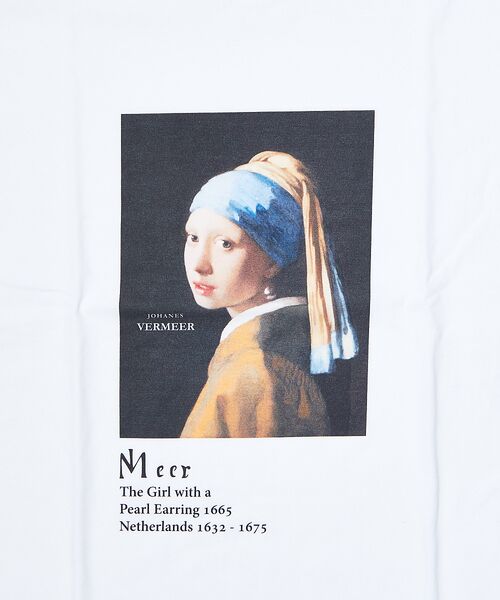 ABAHOUSE / アバハウス Tシャツ | フェルメール Girl with a Pearl Earring Tシャツ | 詳細10