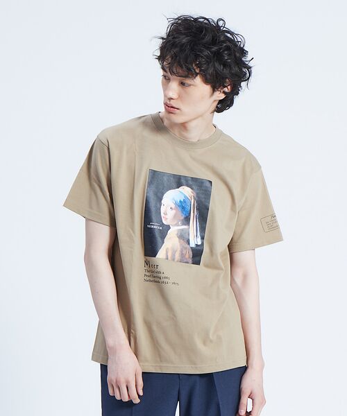ABAHOUSE / アバハウス Tシャツ | フェルメール Girl with a Pearl Earring Tシャツ | 詳細2