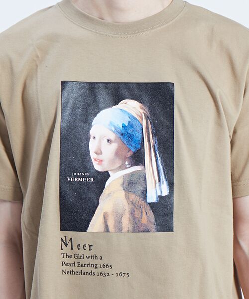 ABAHOUSE / アバハウス Tシャツ | フェルメール Girl with a Pearl Earring Tシャツ | 詳細6