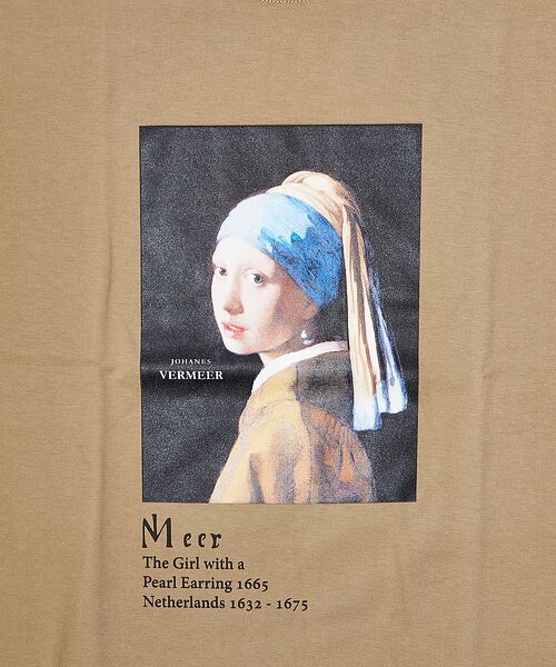 ABAHOUSE / アバハウス Tシャツ | フェルメール Girl with a Pearl Earring Tシャツ | 詳細13