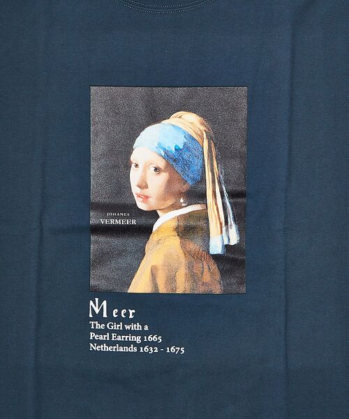 ABAHOUSE / アバハウス Tシャツ | フェルメール Girl with a Pearl Earring Tシャツ | 詳細15