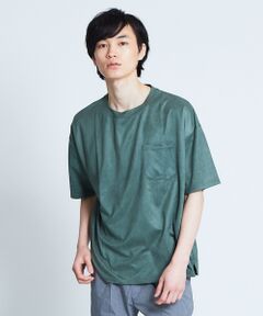 【展開店舗限定】フェイクスエードTシャツ