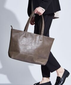 ABAHOUSE / アバハウス トートバッグ | 【展開店舗限定】フェイクレザートート