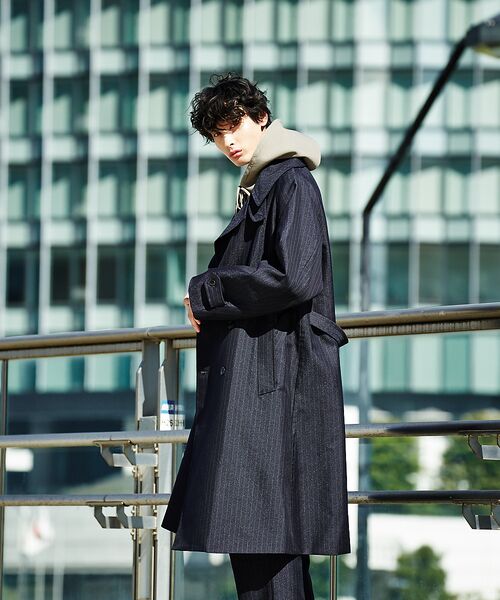 セール サージ ダブル ブレストコート トレンチコート Abahouse アバハウス ファッション通販 タカシマヤファッションスクエア