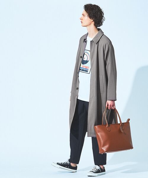 ABAHOUSE / アバハウス トートバッグ | 【WEB別注】スプリットレザー トート バッグ / 天ファスナー付き | 詳細5