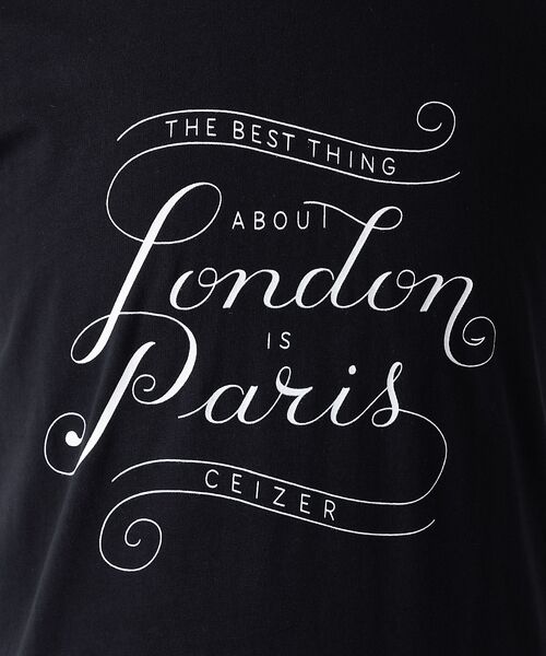 ABAHOUSE / アバハウス Tシャツ | 【CEIZER】London Paris　半袖Tシャツ | 詳細10
