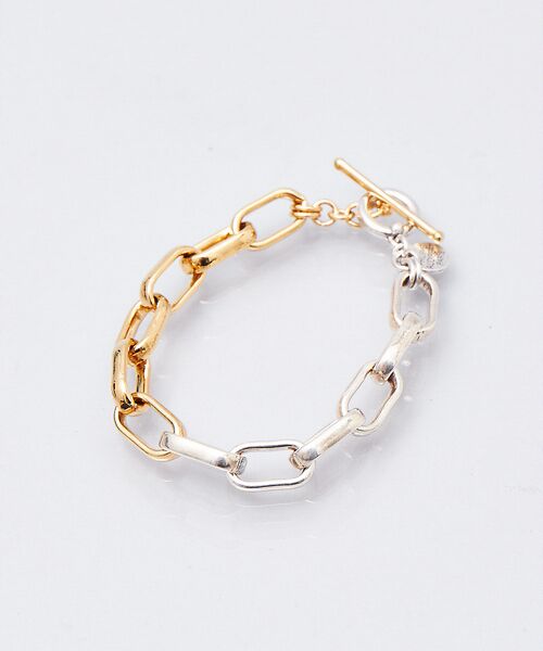 Philippe Audibert Br4461 シルバー ゴールド チェー ブレスレット バングル Abahouse アバハウス ファッション通販 タカシマヤファッションスクエア
