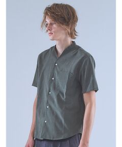 ABAHOUSE / アバハウス シャツ・ブラウス | Vネック半袖シャツ