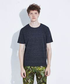 ABAHOUSE / アバハウス Tシャツ | 【ノンストレス】圧着クルーネック 半袖Tシャツ